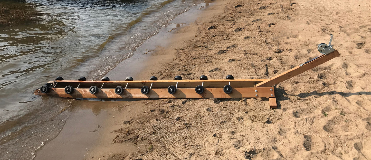 Shore Ramp Wood Kit Side View
