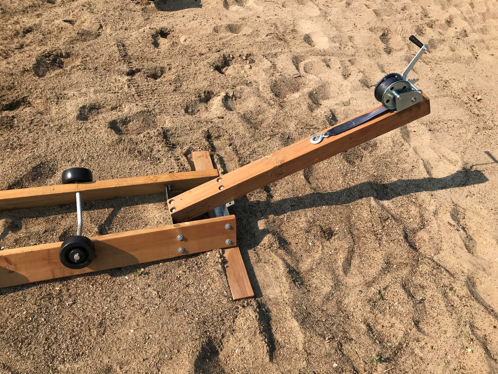 Shore Ramp Wood Kit Winch Strut