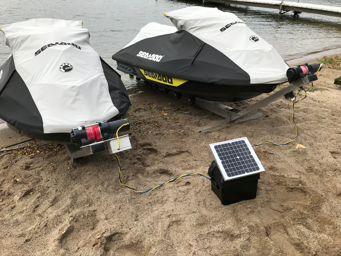 Solar Charging Battery Box for Winch